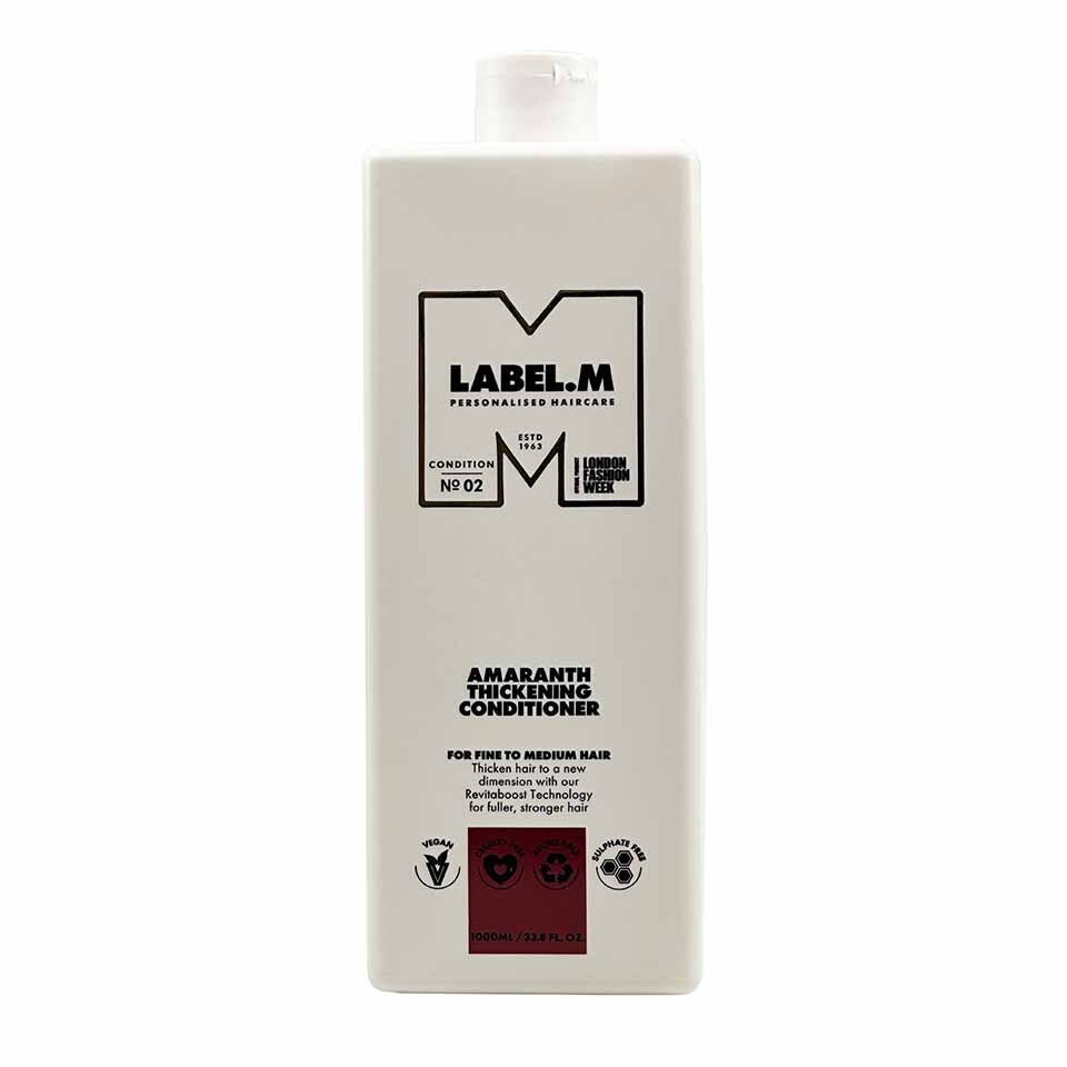 Label.M Amaranth Thickening – Hair Conditioner for Women, Densifying, 1000 ml