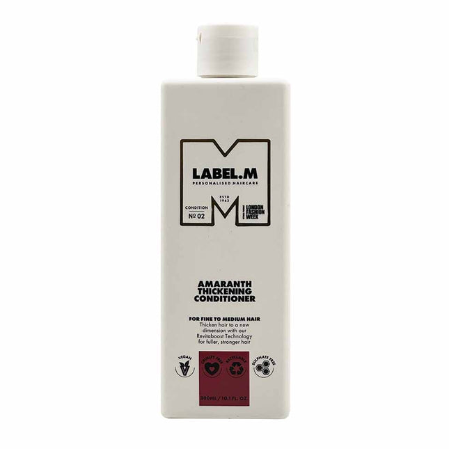 Label.M Amaranth Thickening – Hair Conditioner for Women, Densifying, 300 ml