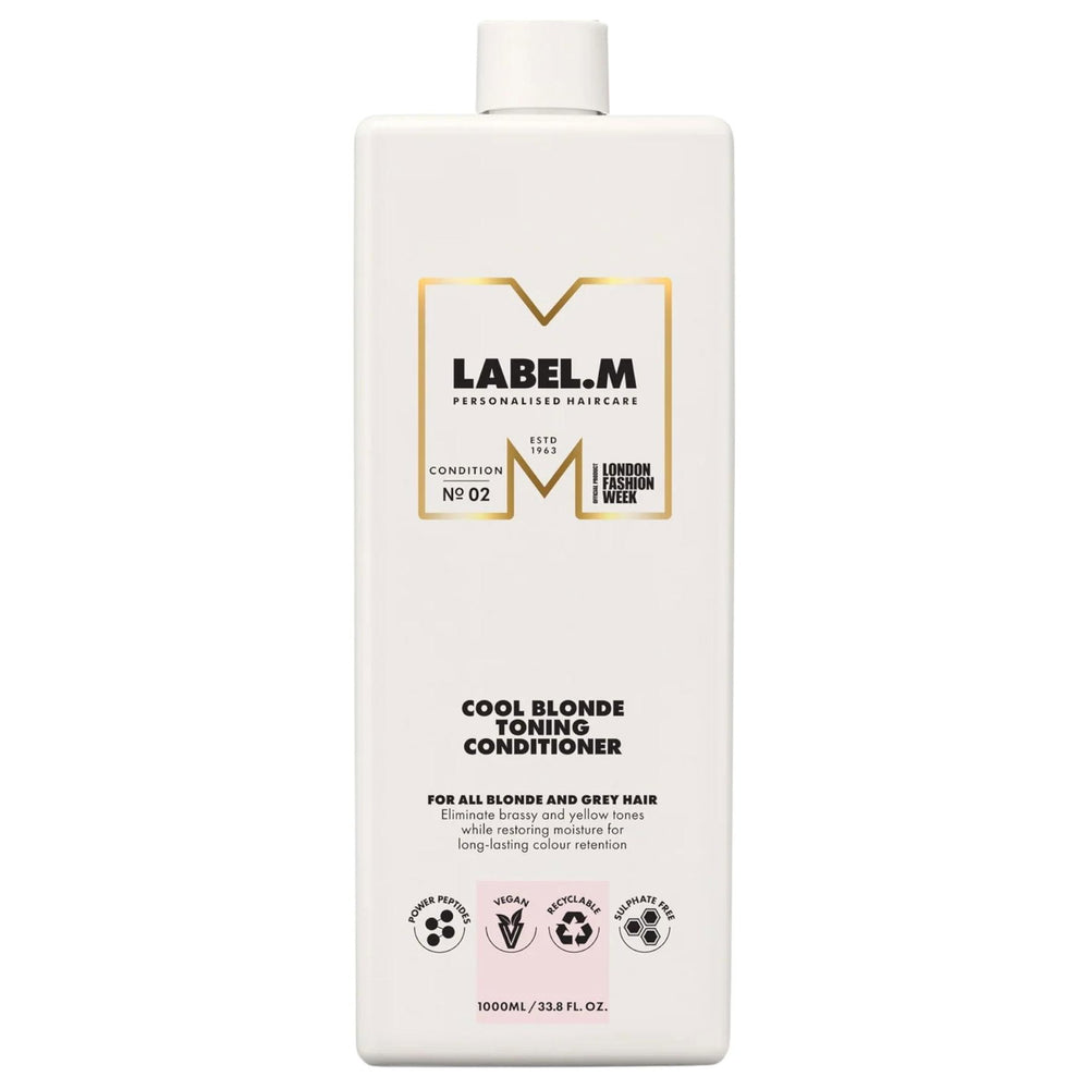 Label.M Cool Blonde – Hair Conditioner for Women, For Neutralisation Of Yellow Tones, 1000 ml