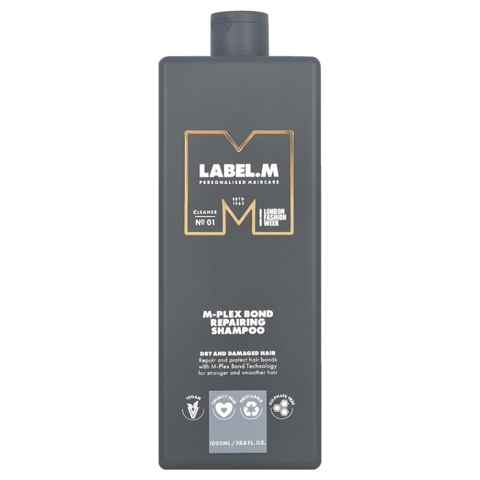 Label.M M-Plex – Hair Shampoo for Women, Bond Repair, 1000 ml