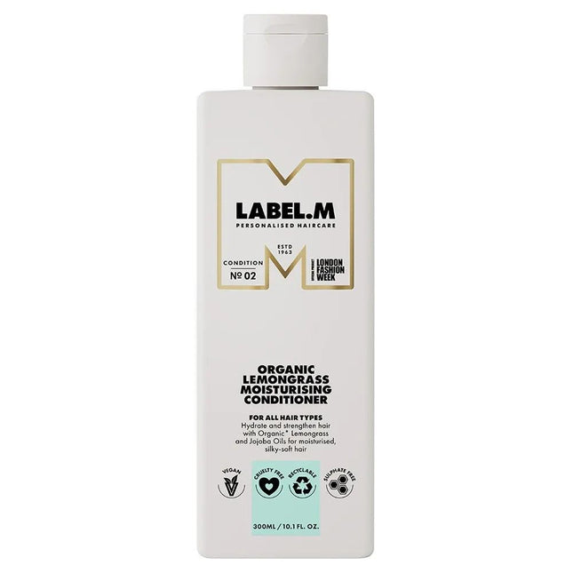 Label.M Organic LemonGrass – Hair Conditioner for Women, Moisturising, 300 ml