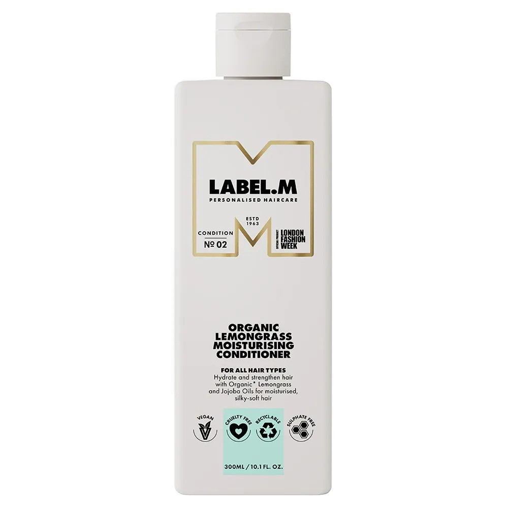 Label.M Organic LemonGrass – Hair Conditioner for Women, Moisturising, 300 ml