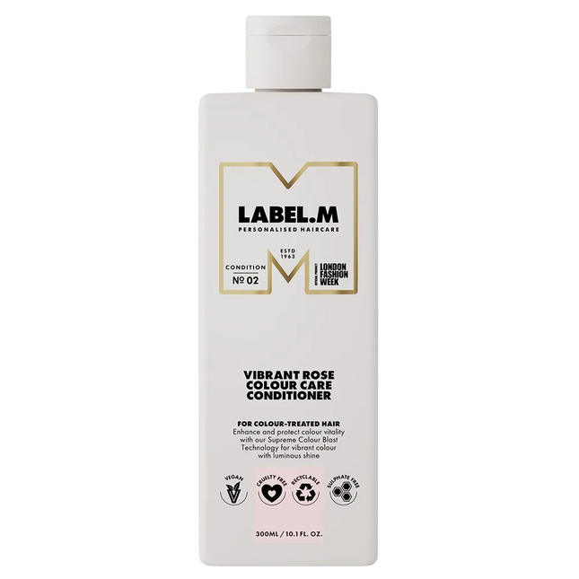 Label.M Vibrant Rose – Hair Conditioner for Women, Color Protecting, 300 ml
