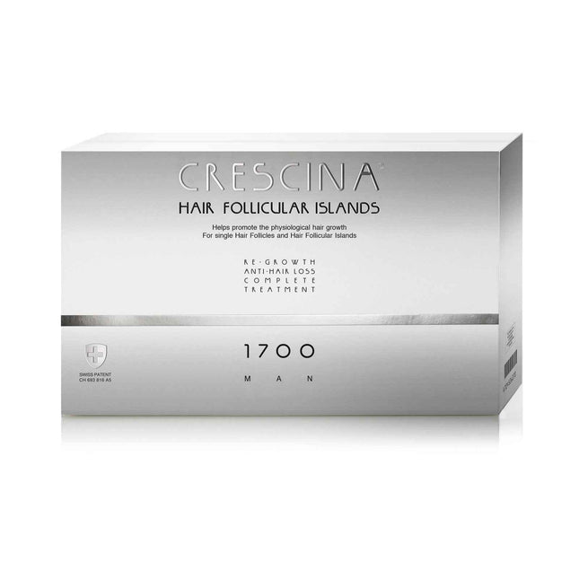 Labo Suisse Crescina Follicular Islands 1700 For Growth Stimulation – Ampoules Treatment Serum for Men, For Scalp, 20 pcs