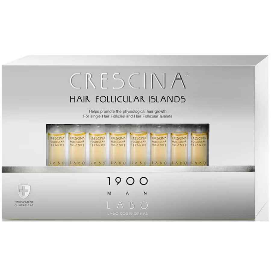 Labo Suisse Set Labo Suisse Crescina Follicular Islands 1900 For Growth Stimulation – Ampoules Treatment Serum for Men, For Scalp, 20 pcs