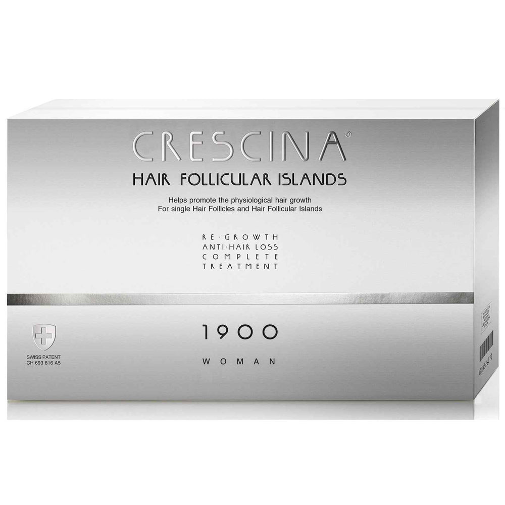 Labo Suisse Crescina Follicular Islands 1900 For Growth Stimulation – Ampoules Treatment Serum for Women, For Scalp, 10 +10 pcs