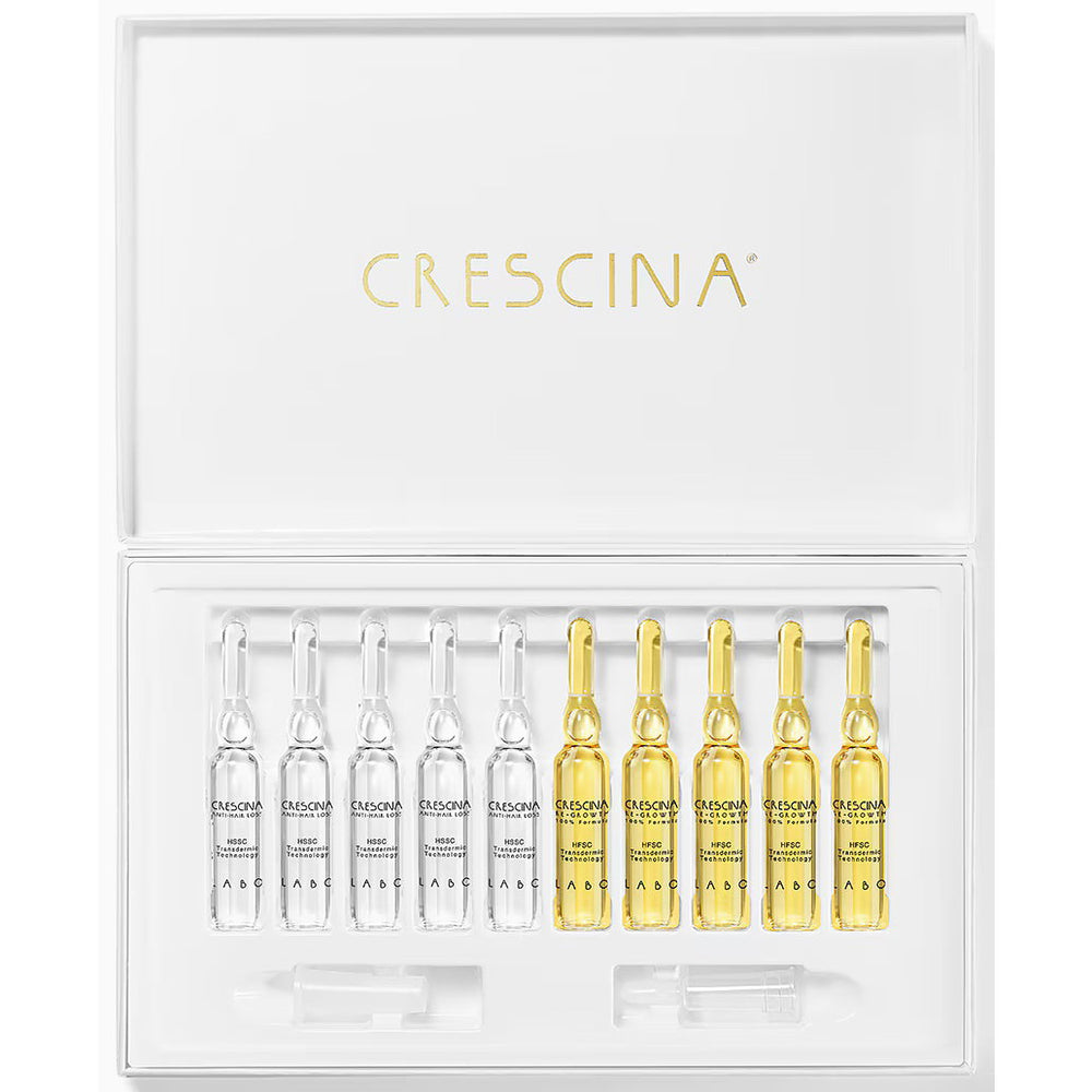 Labo Suisse Crescina Transdermic HFSC 500 For Growth Stimulation – Ampoules Treatment Serum for Women, For Scalp, 10 + 10…