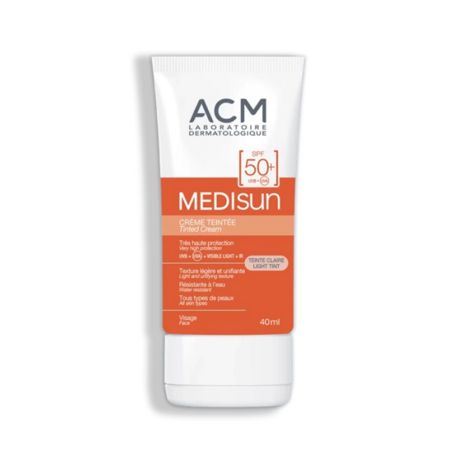Laboratoire ACM Medisun Sun Protection – Tinted Moisturizer for Women, Light, SPF 50+, 40 ml