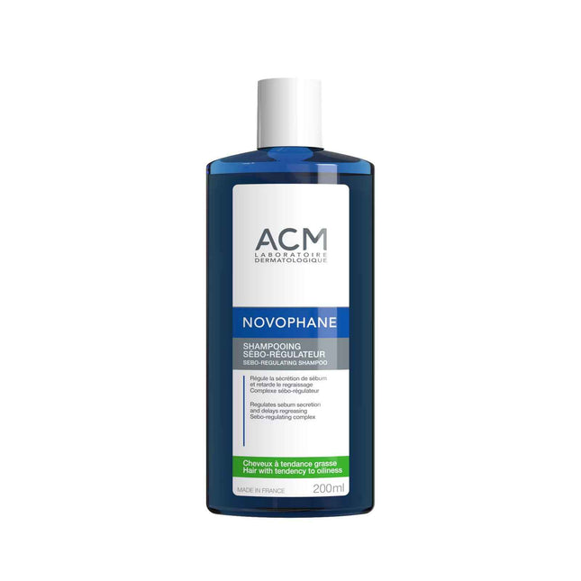 Laboratoire ACM Novophane – Hair Shampoo Unisex, For Regulation Of Excessive Sebum, 200 ml