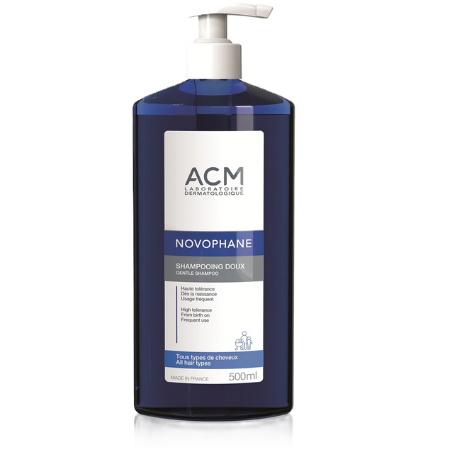 Laboratoire ACM Novophane – Hair Shampoo for Women, Gentle Cleansing, 500 ml