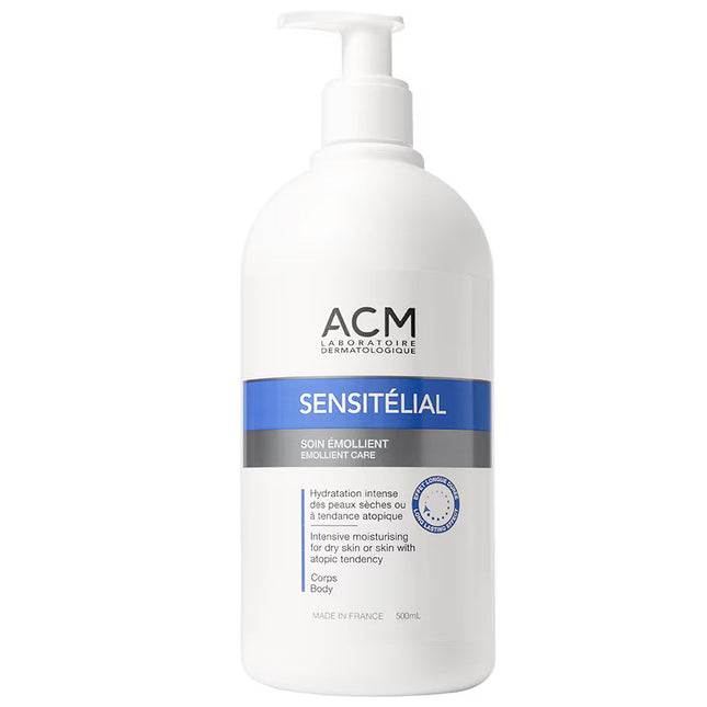 Laboratoire ACM Sensitelial Emollient – Body Cream for Women, Body, Daily, 500 ml