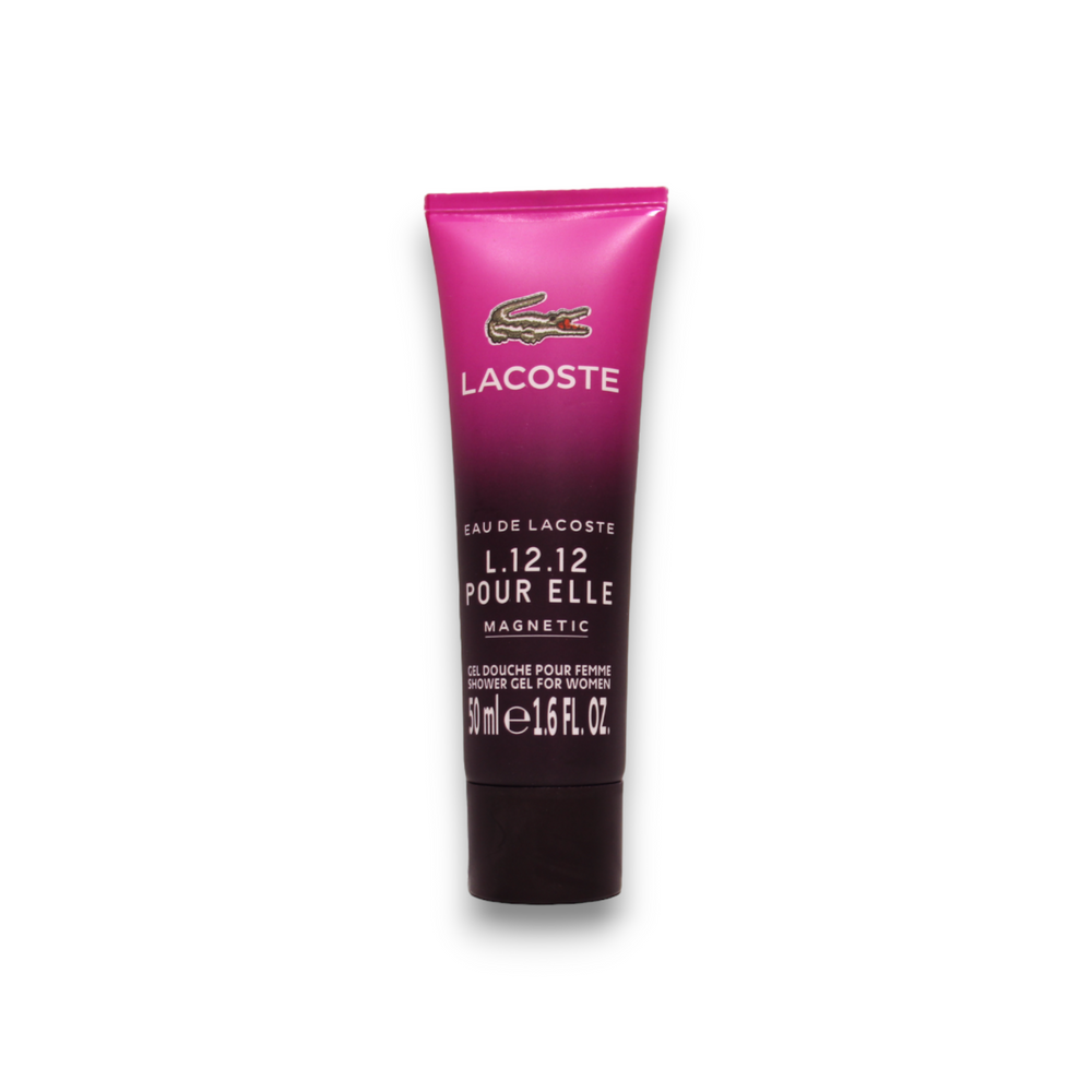 Lacoste Eau de Lacoste L.12.12 Magnetic Cleansing – Shower Gel for Women, For All Skin Types, 50 ml