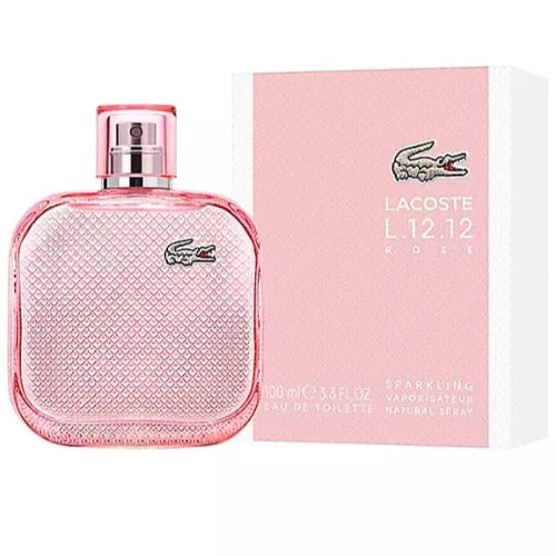 Lacoste Eau de Lacoste L.12.12 Rose Sparkling – Eau de Toilette for Women, 100 ml