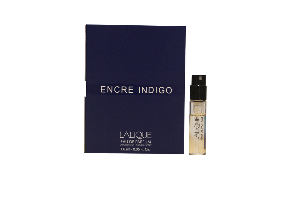 Lalique Encre Indigo – Eau de Parfum Unisex, 1.8 ml Vial
