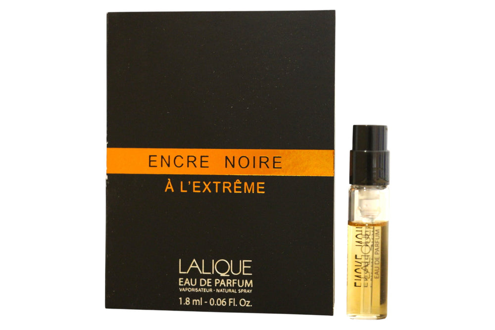 Lalique Encre Noire A L'Extreme – Eau de Parfum for Men, 1.8 ml Vial