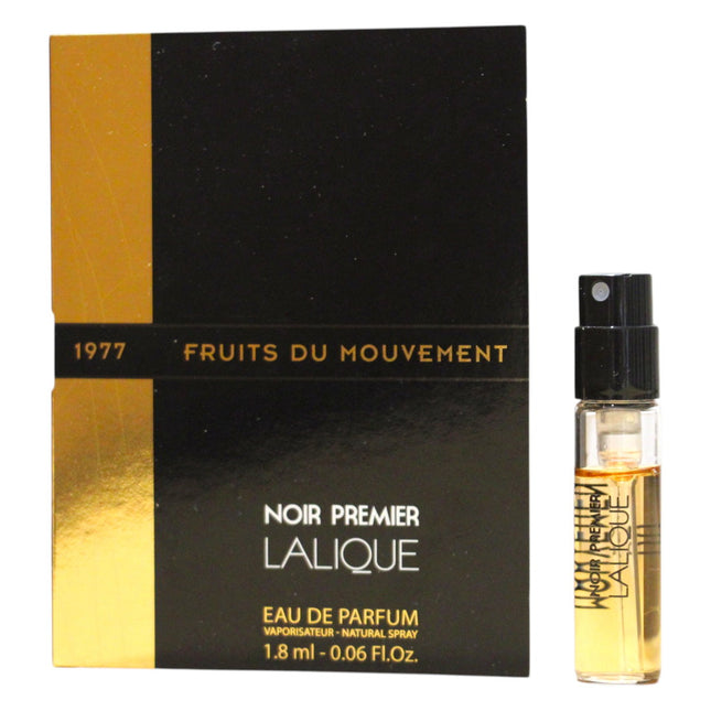 Lalique Noir Premier - Fruits du Mouvement – Eau de Parfum Unisex, 1.8 ml Vial