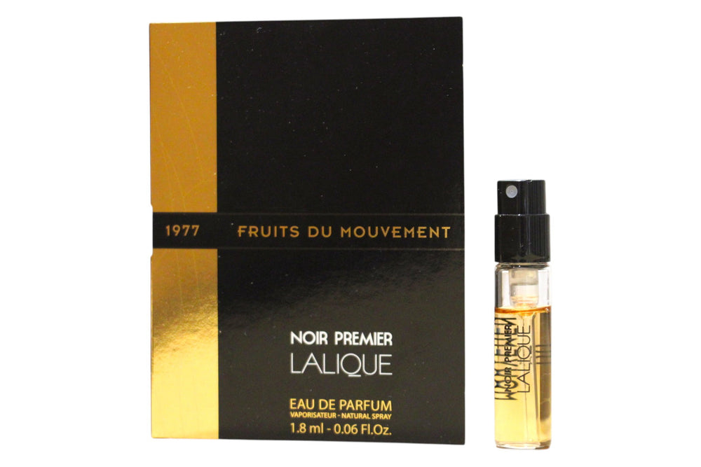 Lalique Noir Premier - Fruits du Mouvement – Eau de Parfum Unisex, 1.8 ml Vial