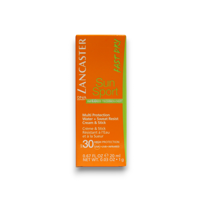 Lancaster Sun Sport Waterproof – Sunscreen Stick Unisex, SPF 30, 20 ml
