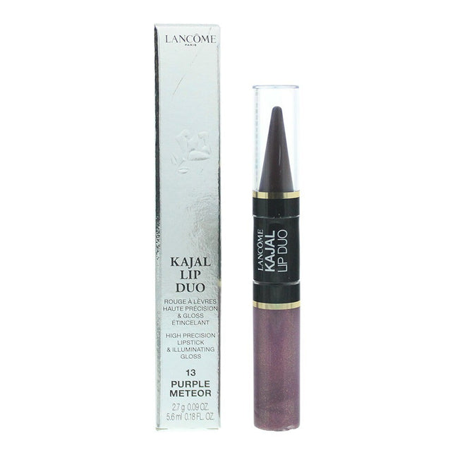 Lancome Kajal Lip Duo Duo – Liquid Lipstick for Women, 13, Purple Meteor, 2.7 g
