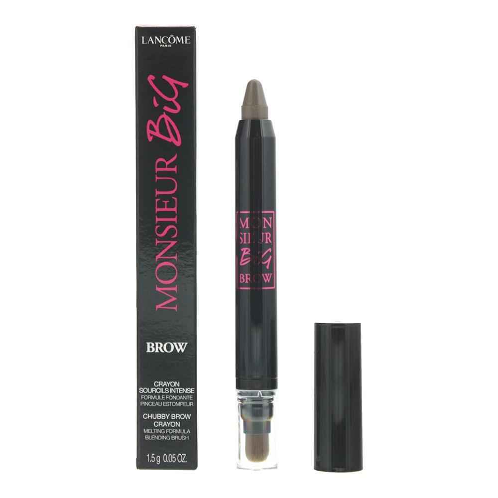 Lancome Monsieur Big Brow Blending – Eyebrow Cream Pencil & Brush 2-in-1 for Women, 02, Chestnut, 1.5 g