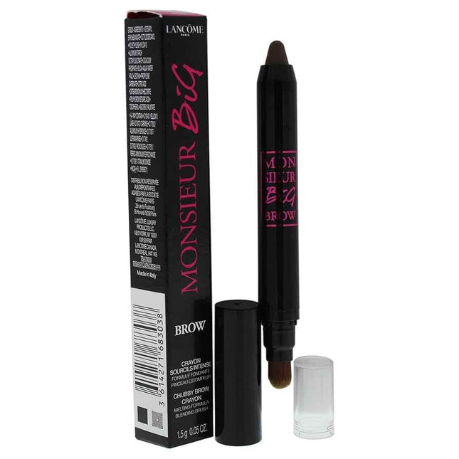 Lancome Monsieur Big Brow Blending – Eyebrow Cream Pencil & Brush 2-in-1 for Women, 03, Brown, 1.5 g