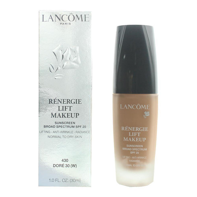 Lancome Renergie Lift Makeup – Liquid Foundation for Women, 430, Dore, SPF 20, 30 ml