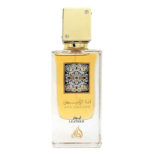 Lattafa Ana Abiyedh - Leather – Eau de Parfum for Men, 60 ml
