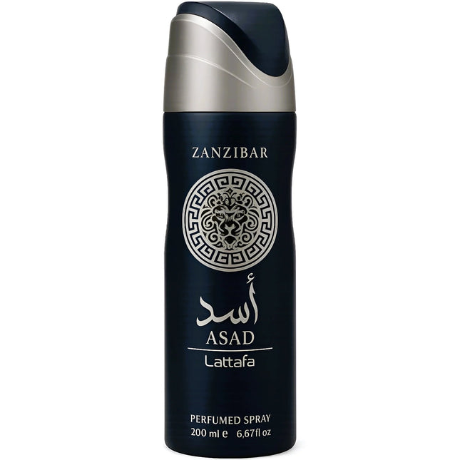 Lattafa Asad Zanzibar – Body Spray for Men, 200 ml