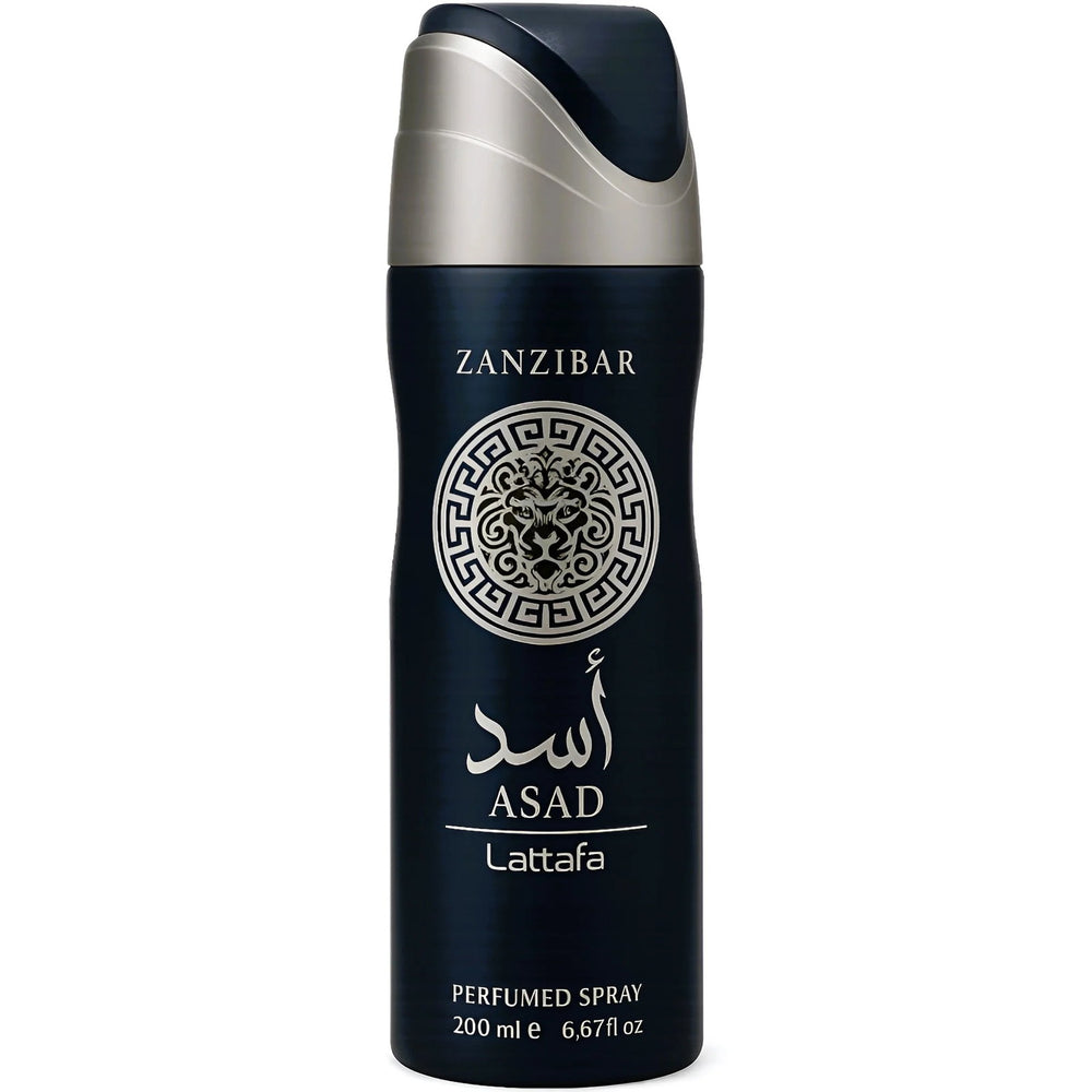 Lattafa Asad Zanzibar – Body Spray for Men, 200 ml