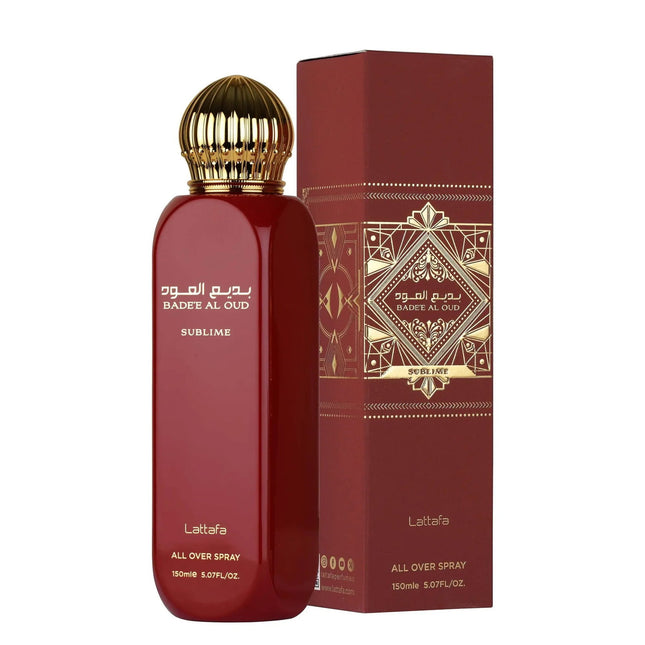 Lattafa Bade'e Al Oud Sublime – Body Spray for Women, 150 ml