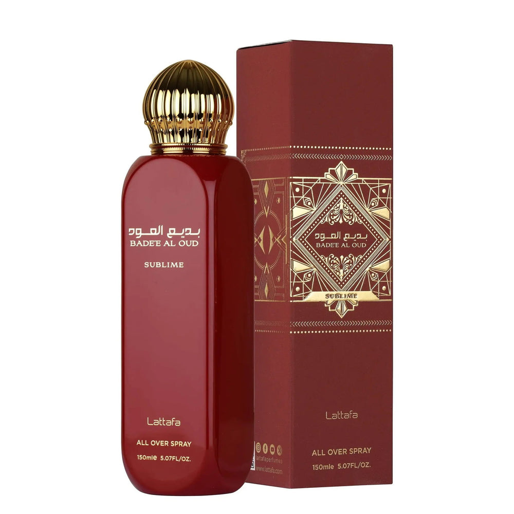Lattafa Bade'e Al Oud Sublime – Body Spray for Women, 150 ml