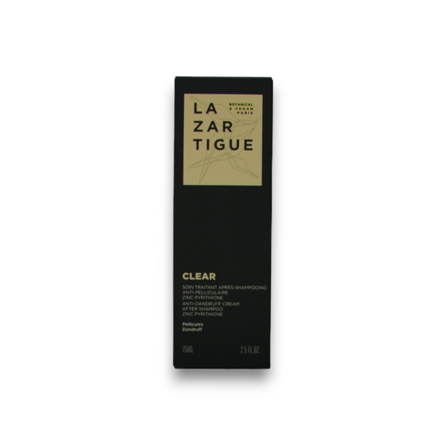 Lazartigue Clear Vegan – Hair Cream Treatment Unisex, Anti-Dandruff, 75 ml