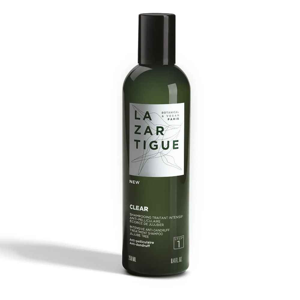 Lazartigue Clear Vegan – Hair Treatment Shampoo Unisex, Anti-Dandruff, 250 ml