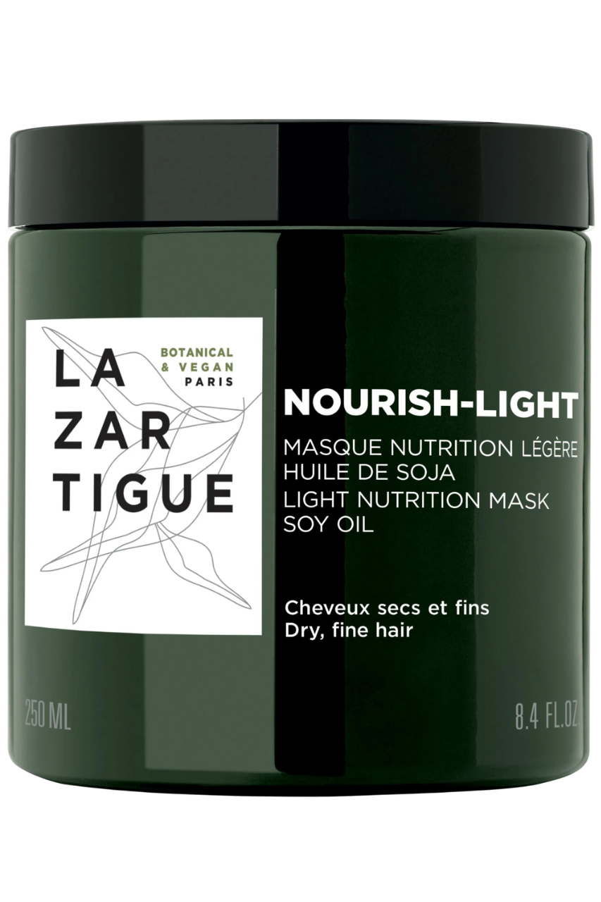 Lazartigue Nourish-Light Vegan – Hair Treatment Cream Mask for Women, Moisturizing, After Shampoo, 250 ml
