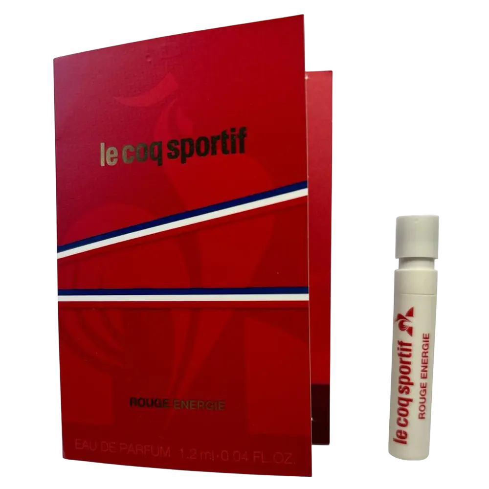 Le Coq Sportif Rouge Energie – Eau de Parfum Unisex, 1.2 ml Sample