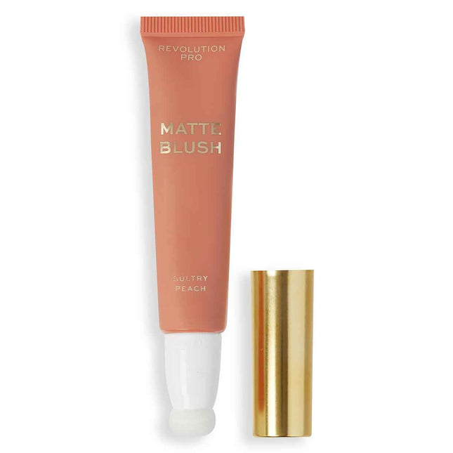 Revolution Pro Iconic Matte – Cream Blush for Women, Sultry Peach, 15 ml