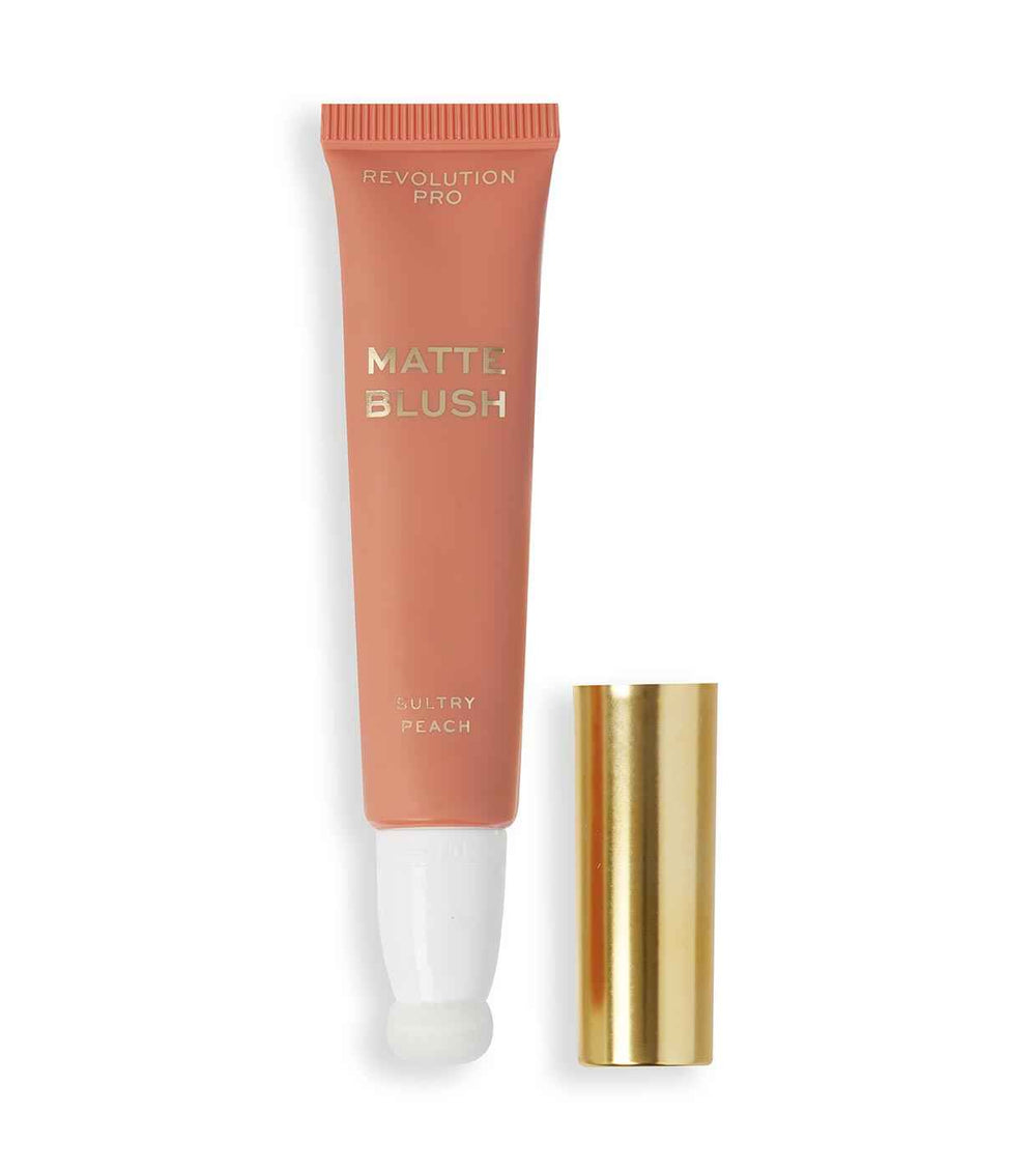 Revolution Pro Iconic Matte – Cream Blush for Women, Sultry Peach, 15 ml