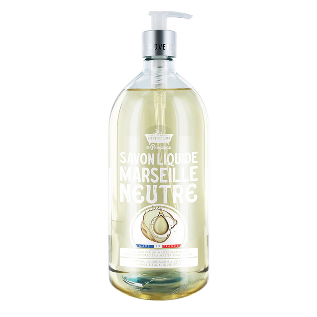 Les Petites Bains de Provence Neutre – Liquid Soap Unisex, For Hands & Body, 1000 ml