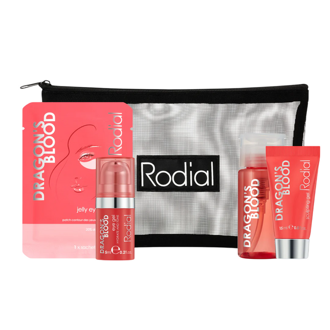 Rodial Little Luxuries Kit Set Rodial: Dragon's Blood Purifying Micellar Water For All Skin Types 100 ml + Dragon's Blood Refreshes & Hydrates – Eye Gel for Women, 15 ml + Dragon's Blood, Sculpting, Gel, For Face, 15…