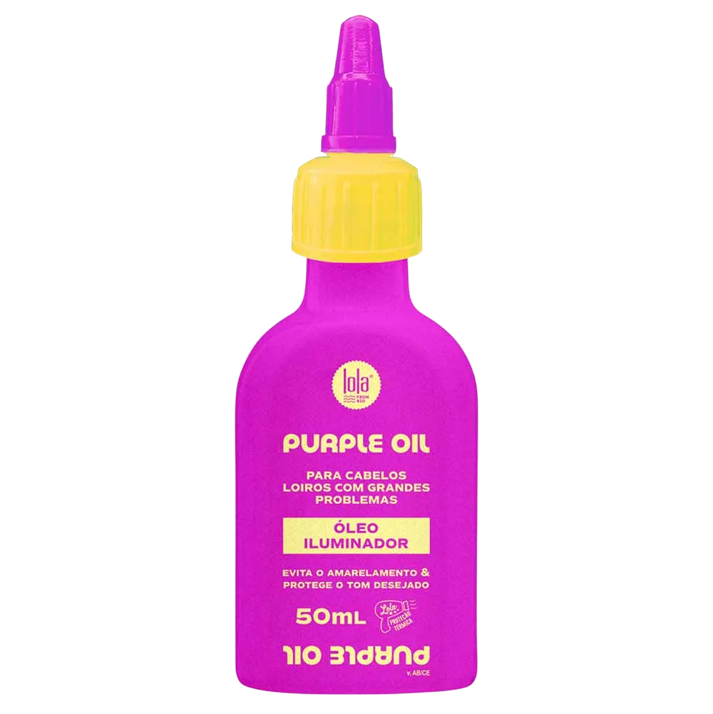 Lola Cosmetics Purple – Hair Oil Treatment for Women, Counteracts Yellow Or Orange Tones, 50 ml
