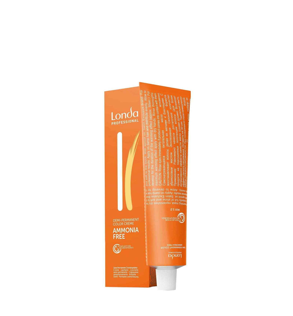 Londa Professional Londacolor Ammonia-Free – Demi-Permanent Hair Dye for Women, 7/4 Medium Blond Copper, 60 ml