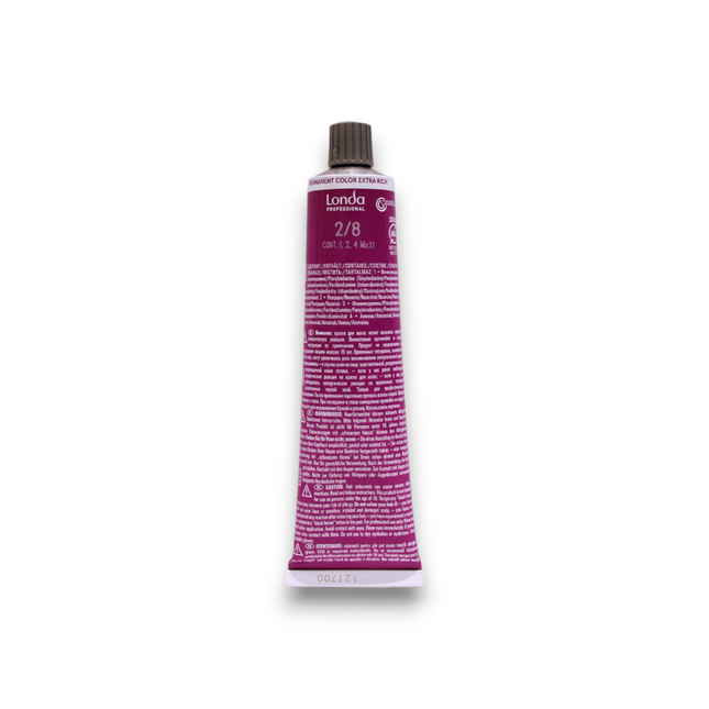Londa Professional Londacolor – Permanent Hair Dye for Women, 2/8 Dark Blue, 60 ml