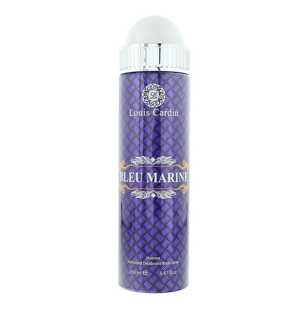 Louis Cardin Bleu Marine – Deodorant Spray for Men, 200 ml