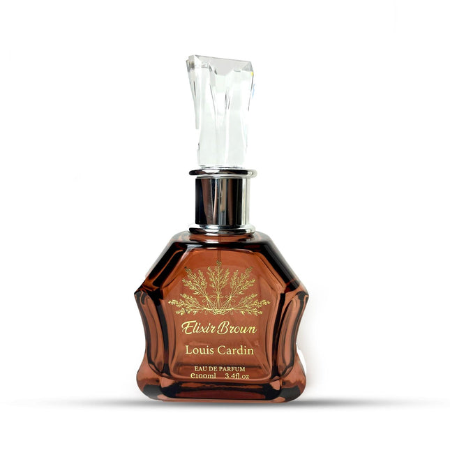 Louis Cardin Elixir Brown – Eau de Parfum for Men, 100 ml