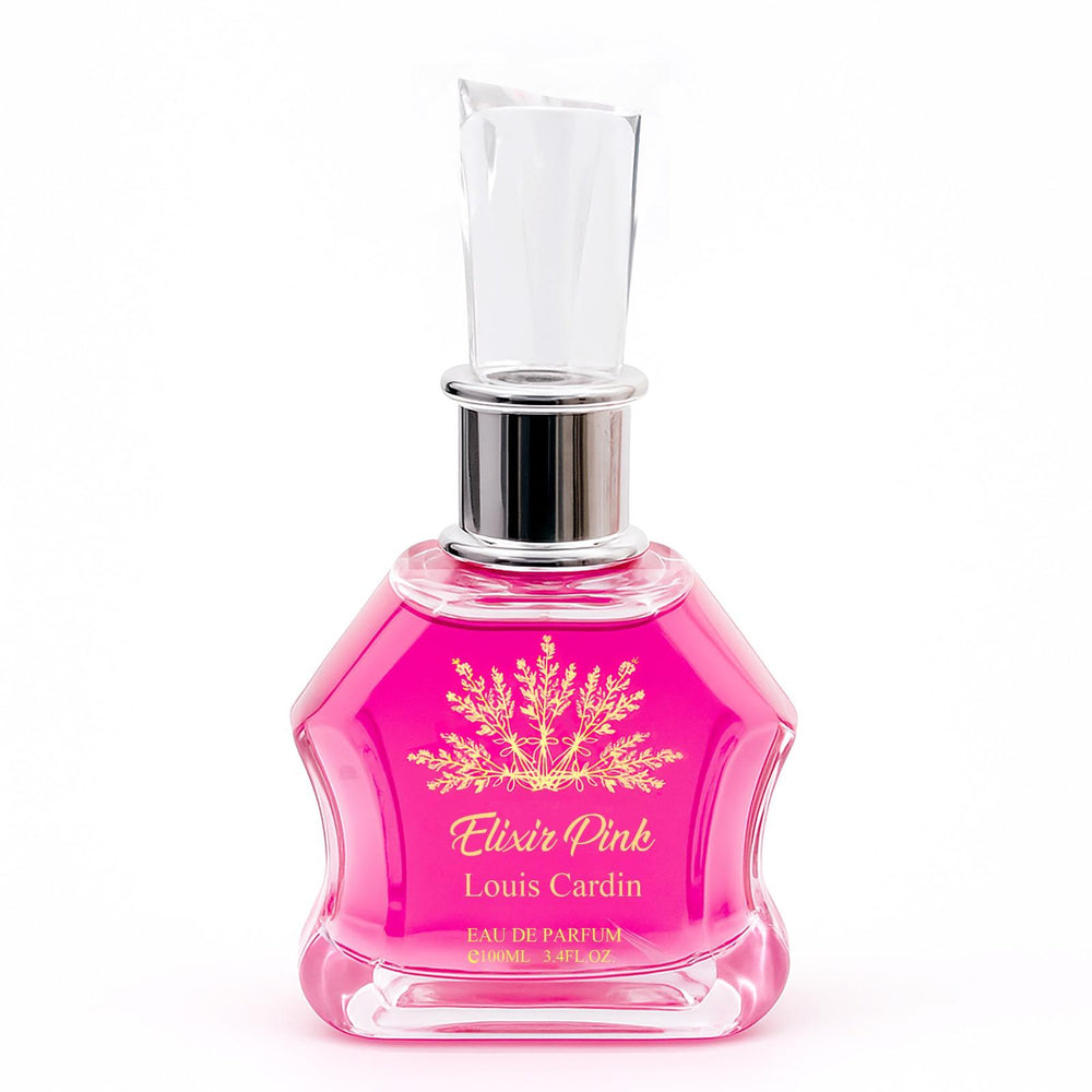 Louis Cardin Elixir Pink – Eau de Parfum for Women, 100 ml
