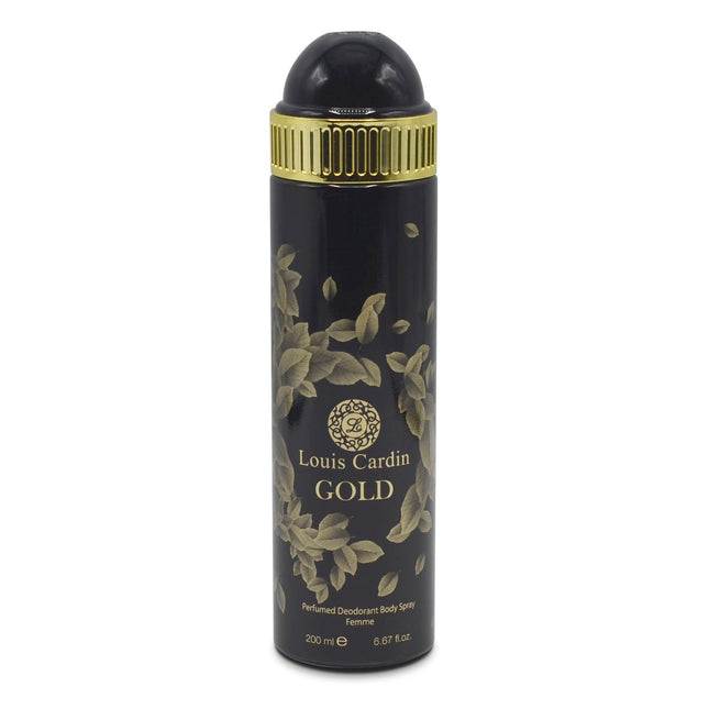 Louis Cardin Gold – Body Spray for Women, 200 ml