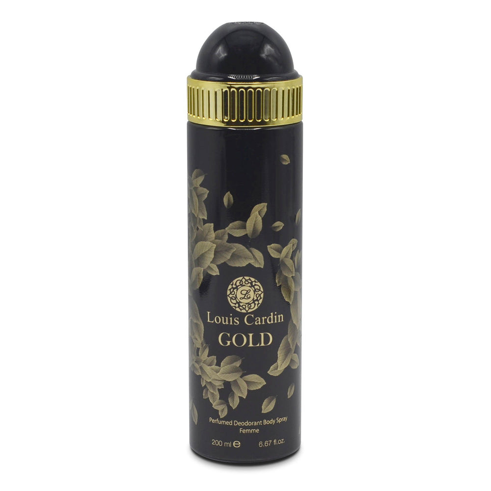 Louis Cardin Gold – Body Spray for Women, 200 ml