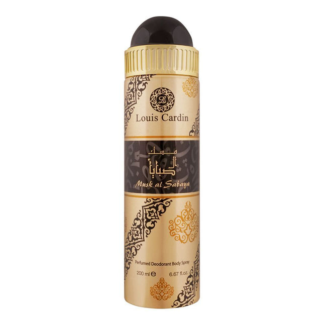 Louis Cardin Musk Al Sabaya – Body Spray for Men, 200 ml