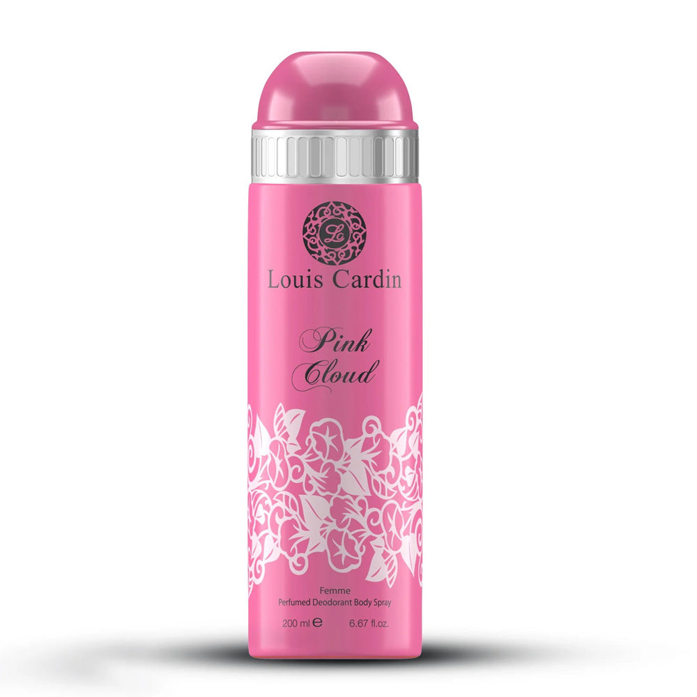 Louis Cardin Pink Cloud – Deodorant Spray for Women, 200 ml