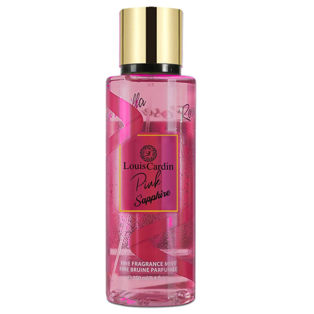 Louis Cardin Pink Sapphire – Body Spray for Women, 250 ml